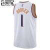 Camiseta Niños Phoenix Suns Devin Booker 2023-24 Nike Association Edition Blanco Swingman